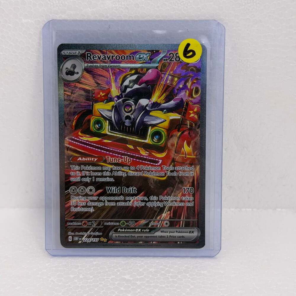 Pokemon Revavroom ex 224/197 Obsidian Flames Special Illustration Rare